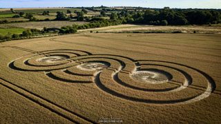 aerial of Bishops Cannings from ccc