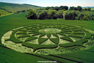 aerial of Ogbourne St George