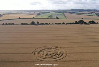aerial of Preston Candover