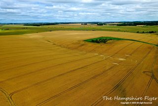 aerial of Luxenborough from ccc