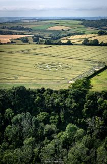 aerial of Lime Regis from ccc