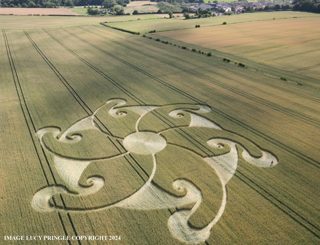 aerial of Etchilhampton from ccc