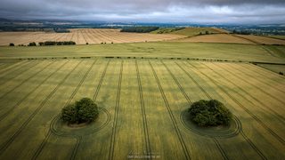 aerial of Etchilhampton from ccc
