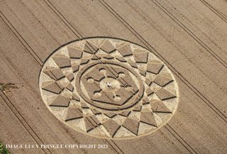 aerial of Roundway Hill from ccc
