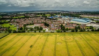 aerial of Widnes