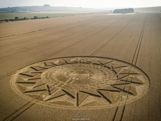 aerial of Roundway Hill from ccc