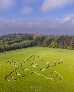 aerial of South Brewham from ccc