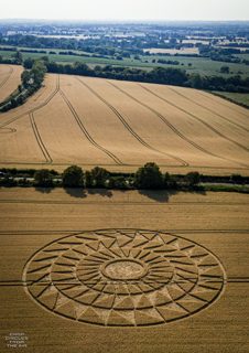 aerial of Woolstone from ccc