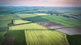 aerial of Avebury from ccc