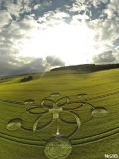 aerial of Chicklade from ccc