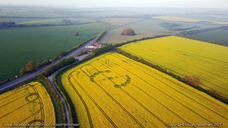 aerial of Willoughby Hedge from ccc