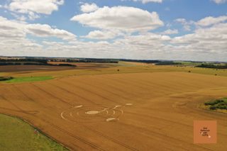 aerial of Luxenborough from ccc