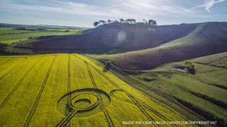 aerial of Cherhill from ccc
