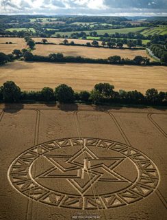 aerial of West Meon from ccc