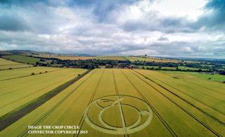 aerial of Alton Barnes from ccc