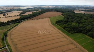 aerial of Tichborne from ccc