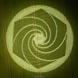 aerial of Avebury Stone Circle from ccc