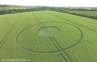 aerial of Avebury from ccc