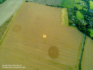 aerial of Etchilhampton from ccc