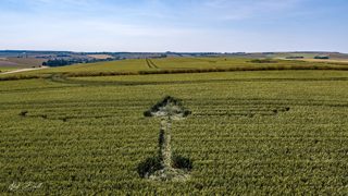 aerial of Waden Hill from ccc