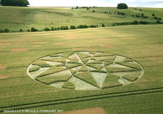 aerial of Hackpen Hill from ccc