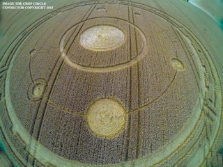 aerial of Maiden Castle from ccc