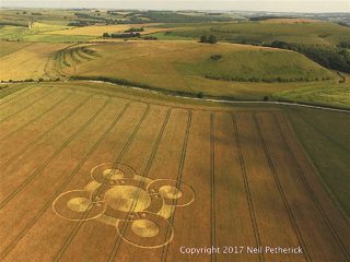 aerial of Battlesbury Hill