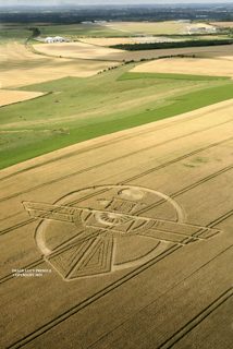aerial of Barbury Castle from ccc