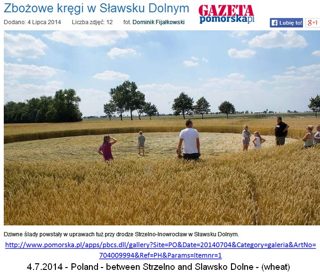 aerial of Sławsko Dolne from ccc