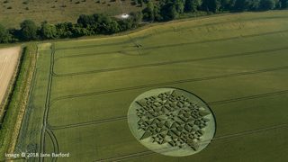 aerial of Martinsell Hill