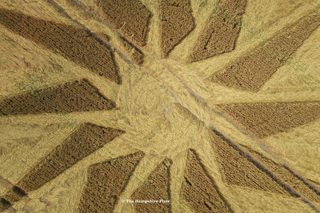aerial of Westbury White Horse from ccc
