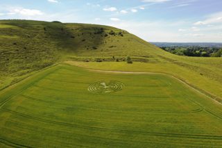 aerial of Cley Hill