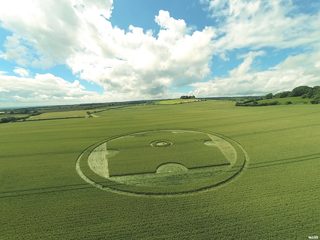 aerial of Stourton from ccc