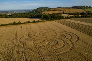 aerial of Roundway Devizes