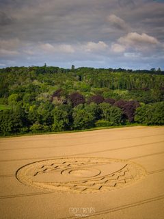 aerial of West Meon