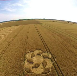 aerial of Großziethen
