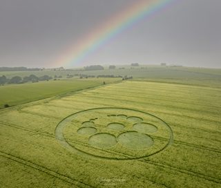 aerial of Tidcombe Down