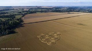 aerial of Etchilhampton from ccc