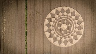 aerial of Roundway Hill from ccc