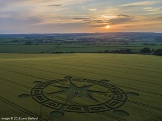 aerial of Ackling Dyke from ccc