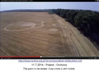 aerial of Orchowie (province. Wielkopolska) from ccc