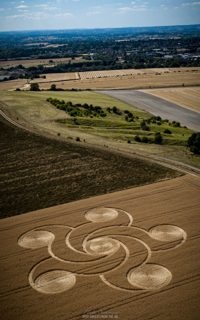 aerial of Etchilhampton from ccc