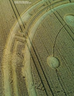 aerial of Maiden Castle from ccc