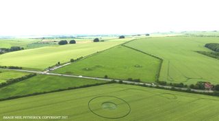 aerial of Avebury from ccc