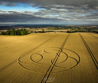 aerial of Wayland's Smithy
