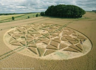 aerial of Hackpen Hill from ccc