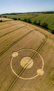 aerial of Bishops Sutton from ccc