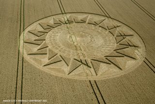 aerial of Roundway Hill from ccc