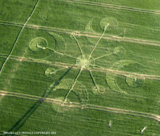 aerial of Buckland Down from ccc