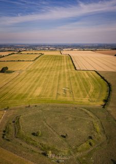 aerial of Bishopstone from ccc